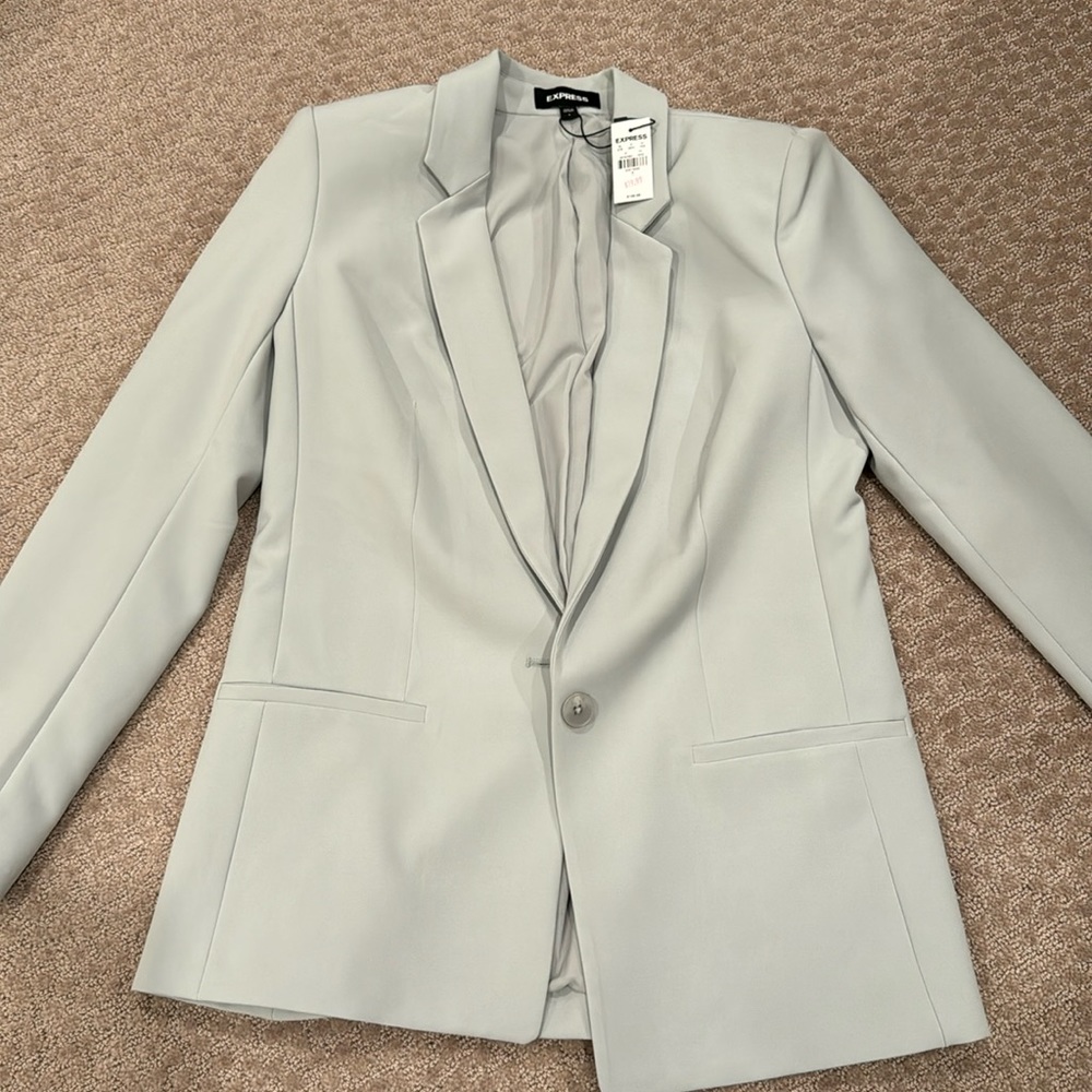 Gray/blue Blazer